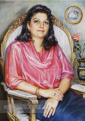 Парадный женский портрет