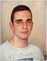 Портрет юноши масляными красками