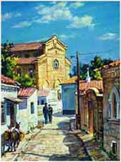 The street
in Evpatoria.Synagogue