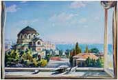 Summer landscape from Open
Windows