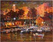 Evening city Alexandroupoli