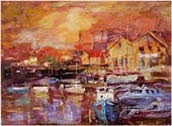Port of Alexandroupolis Evening
