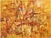 Composition of autumnin the city